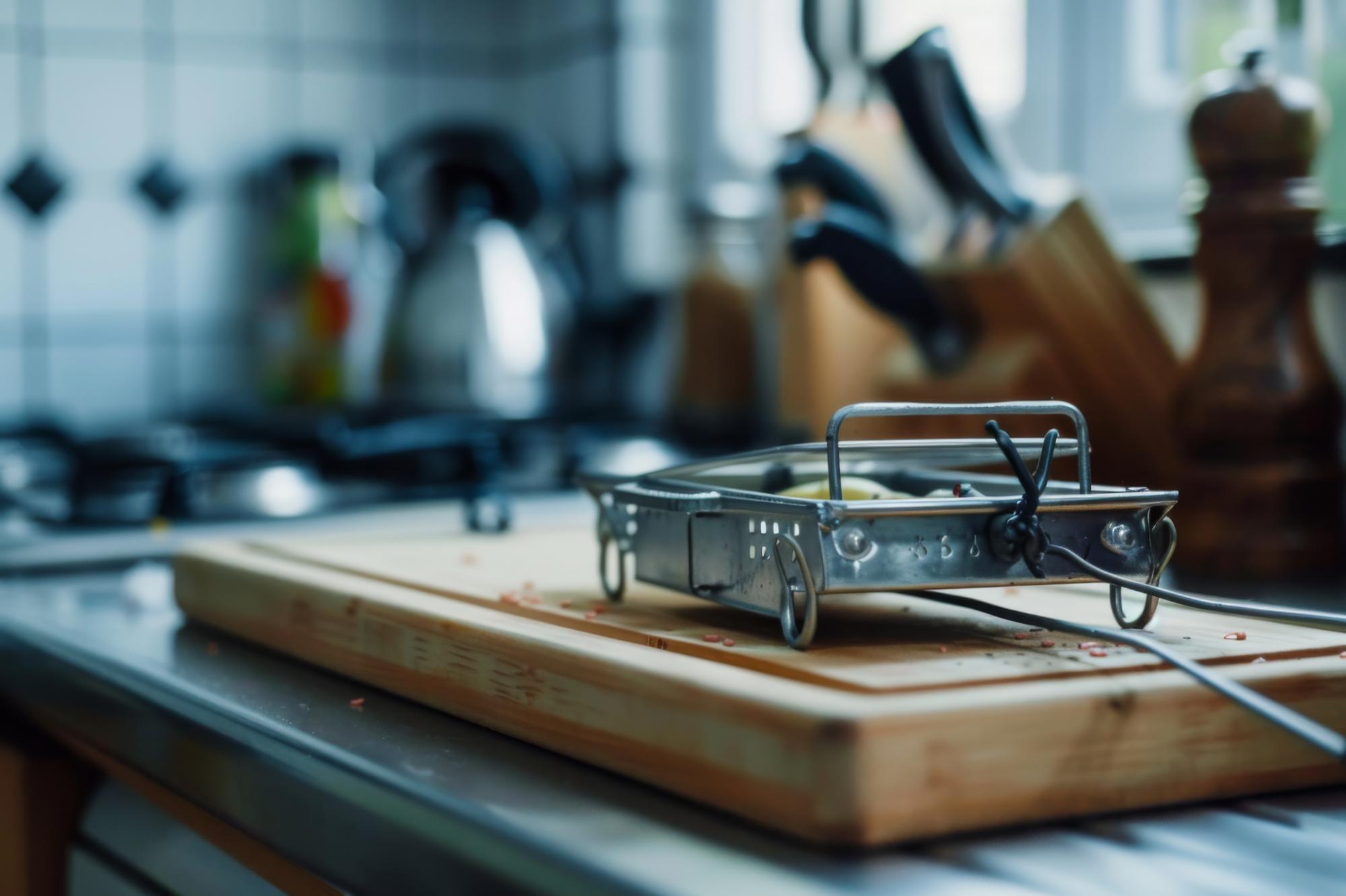Interno atelier cucina con strumenti